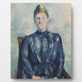 ポールセザンヌ |セザンヌ夫人のポートレート, c.1890 フォトプラーク (正面)