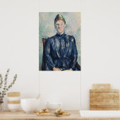 ポールセザンヌ |セザンヌ夫人のポートレート, c.1890 ポスター (キッチン)