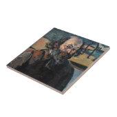 ポールセザンヌ – セルフポートレート タイル (側面)