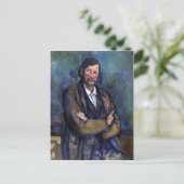 ポールセザンヌ – セルフポートレート ポストカード (スタンド正面)
