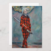 ポールセザンヌ – ハーレクイン 招待状 (正面/裏面)