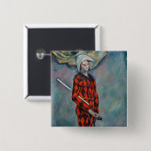 ポールセザンヌ – ハーレクイン 缶バッジ (正面&裏面)