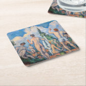 ポールセザンヌ – バザース スクエアペーパーコースター (アングル)