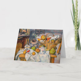 ポールセザンヌ – バスケットを持つ静物詩 カード