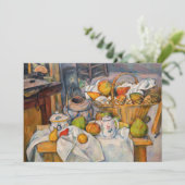 ポールセザンヌ – バスケットを持つ静物詩 サンキューカード (スタンド正面)