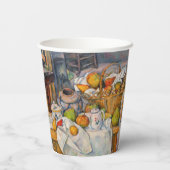 ポールセザンヌ – バスケットを持つ静物詩 紙コップ (裏面)