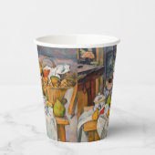 ポールセザンヌ – バスケットを持つ静物詩 紙コップ (左)