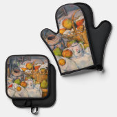 ポールセザンヌ – バスケットを持つ静物詩 鍋つかみ&鍋敷きセット (正面/裏面)
