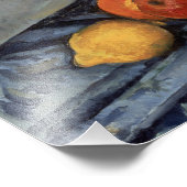 ポールセザンヌ – フルーツと卓上のジャグ フォトプリント (角)