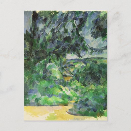 ポールセザンヌ |ブルーランドスケープ, c.1903 ポストカード (正面)