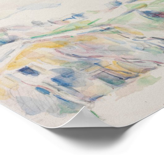 ポールセザンヌ – プロヴァンスの風景 ポスター (角)