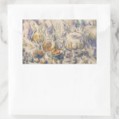 ポールセザンヌ-ポットとスープチューリーン 長方形シール (バッグ)