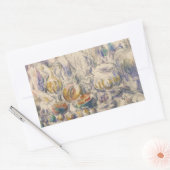 ポールセザンヌ-ポットとスープチューリーン 長方形シール (封筒)