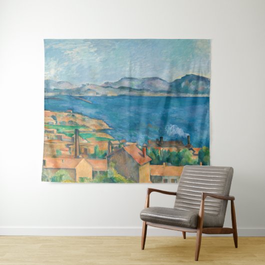 ポールセザンヌ – マルセイユ湾,エスタケから見る タペストリー (インサイチュ(横))