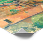 ポールセザンヌ – マルセイユ湾,エスタケから見る ポスター (角)