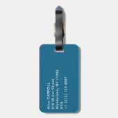 ポールセザンヌ – マルセイユ湾,エスタケから見る ラゲッジタグ (裏面縦)