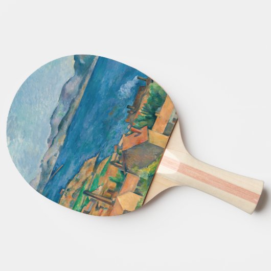 ポールセザンヌ – マルセイユ湾,エスタケから見る 卓球ラケット (横)
