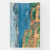 ポールセザンヌ – マルセイユ湾,エスタケから見る 横断幕 (縦)