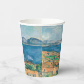 ポールセザンヌ – マルセイユ湾,エスタケから見る 紙コップ (左)