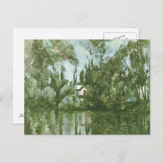 ポールセザンヌ |マルヌ銀行の家, 18 ポストカード (正面/裏面)