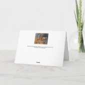 ポールセザンヌ – ミルクジュグとフルーツを使った静物詩 カード (裏面)