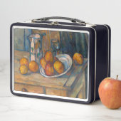 ポールセザンヌ – ミルクジュグとフルーツを使った静物詩 メタルランチボックス (インサイチュ)