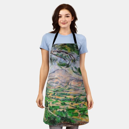 ポールセザンヌ – モンサントビクトワールとラージパイン エプロン (着用した状態)