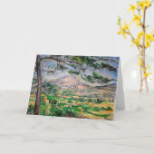 ポールセザンヌ – モンサントビクトワールとラージパイン カード (黄色い花)