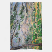 ポールセザンヌ – モンサントビクトワールとラージパイン キッチンタオル (縦)