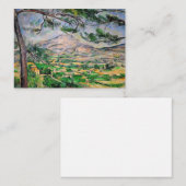 ポールセザンヌ – モンサントビクトワールとラージパイン ノートカード (正面/裏面)