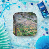 ポールセザンヌ – モンサントビクトワールとラージパイン ペーパープレート (パーティー)