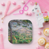 ポールセザンヌ – モンサントビクトワールとラージパイン ペーパープレート (パーティー)