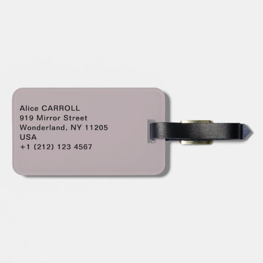 ポールセザンヌ – モンサントビクトワールとラージパイン ラゲッジタグ (裏面横)