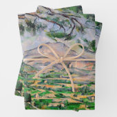 ポールセザンヌ – モンサントビクトワールとラージパイン ラッピングペーパーシート (インサイチュ)