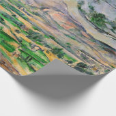 ポールセザンヌ – モンサントビクトワールとラージパイン ラッピングペーパー (角)