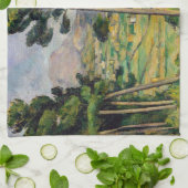 ポールセザンヌ – モンサントビクトワールとヴィアドクト キッチンタオル (折り畳み)