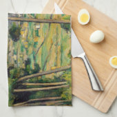 ポールセザンヌ – モンサントビクトワールとヴィアドクト キッチンタオル (四つ折り)