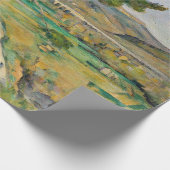 ポールセザンヌ – モンサントビクトワールとヴィアドクト ラッピングペーパー (角)