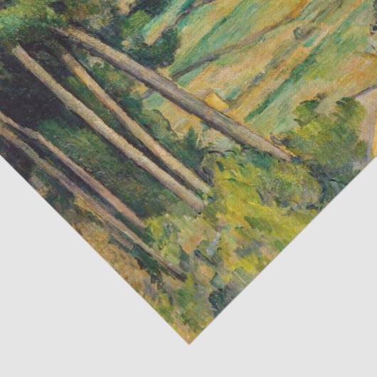 ポールセザンヌ – モンサントビクトワールとヴィアドクト 薄葉紙 (詳細)