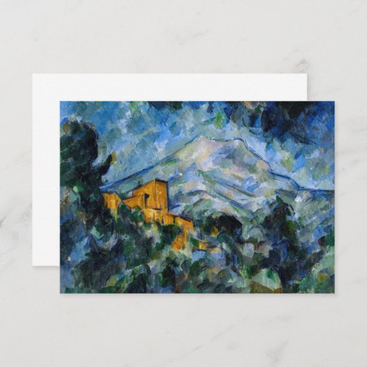 ポールセザンヌ – モントサンヴィクトワール&シャトーノワール サンキューカード (正面/裏面)