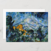 ポールセザンヌ – モントサンヴィクトワール&シャトーノワール 招待状 (正面/裏面)