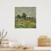 ポールセザンヌ – ランドスケープニアパリ ポスター (キッチン)