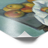 ポールセザンヌ – リンゴとポットの静物詩 フォトプリント            (角)