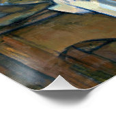 ポールセザンヌ リンゴと桃を持つ静物詩| ポスター (コーナー)