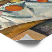 ポールセザンヌ – リンゴのバスケット ポスター (角)