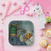 ポールセザンヌ – リンゴを使った静物詩 ペーパープレート (パーティー)