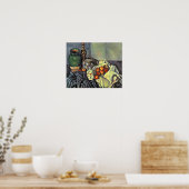 ポールセザンヌ – リンゴを使った静物詩 ポスター (キッチン)