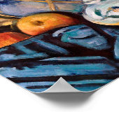 ポールセザンヌ – リンゴを使った静物詩 ポスター (角)