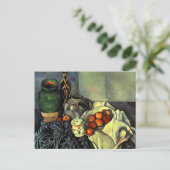 ポールセザンヌ – リンゴを使った静物詩 ポストカード (スタンド正面)