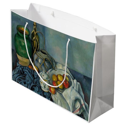 ポールセザンヌ – リンゴを使った静物詩 ラージペーパーバッグ (裏面アングル)